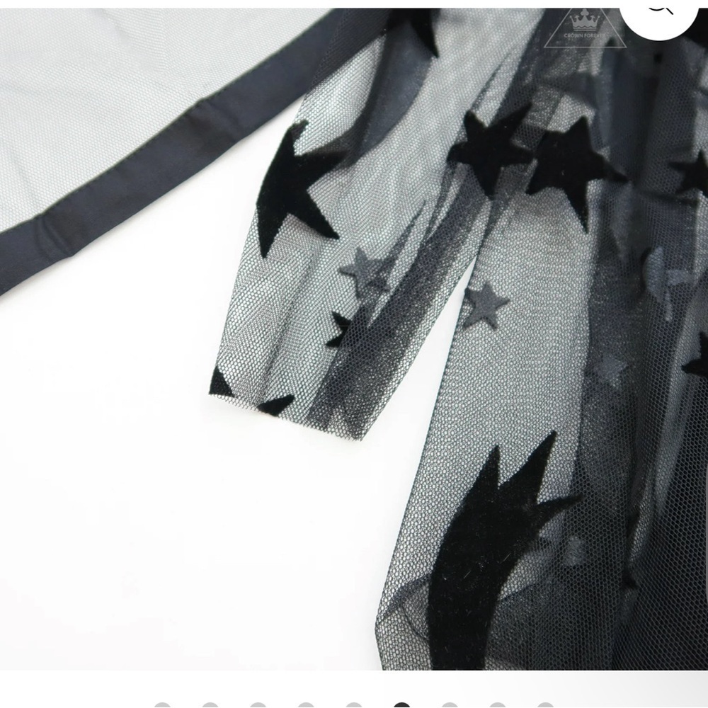Stella McCartney Kids Black Star Dress - Picture 6 of 9